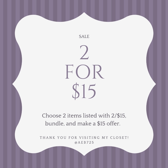 Other - 💜 2 items for $15